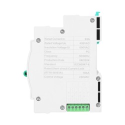 Comutator de transfer automat, PV, ATS Sinotimer, AC, 4 Poli Trifazic, 63A, MATS-100 4P 63PV